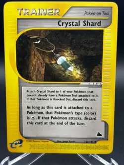 2003 Pokemon Crystal Shard 122/144 Skyridge Non Holo Regular WOTC Vintage - Image 1