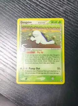 Pokemon Quagsire Delta Species Non Holo Rare EX Dragon Frontiers 21/101 LP - Image 1