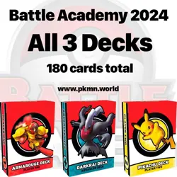 Pokemon Battle Academy 2024 (Decks Only) - Image 1