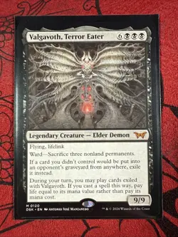 x1 Valgavoth, Terror Eater M MTG Duskmourn: House of Horror M/NM, English - Image 1