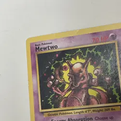 Pokemon Wotc Black Star Promo 14 Mewtwo Used - Image 2