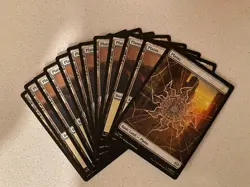 12 x Plains Spider-man - 2025 SDCC - Magic MTG - NM (1 Full Art + 11 Normal) - Image 1
