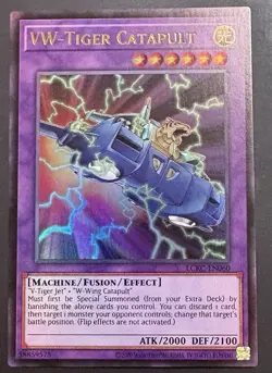 Yu-Gi-Oh VW-Tiger Catapult...Card # LCKC-EN060...Ultra Rare...Mint Condition - Image 1