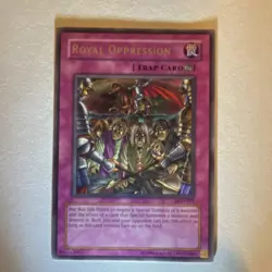 Yu-Gi-Oh! Royal Oppression Legacy of Darkness LOD-091 Trap English Rare - Image 1