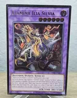 Yu-Gi-Oh Azamina Ilia Silvia OP28-EN003 Ultimate Rare - Image 1