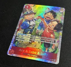 Ace & Sabo & Luffy OP13-007 - One Piece TCG English - SR Foil NM Near-Mint - Image 2