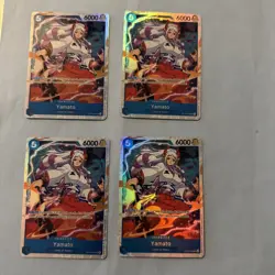 One Piece Yamato OP13-054 X4 Playset Carrying On His Will Foil - Image 1