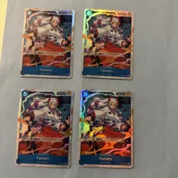 One Piece Yamato OP13-054 X4 Playset Carrying On His Will Foil - Image 2