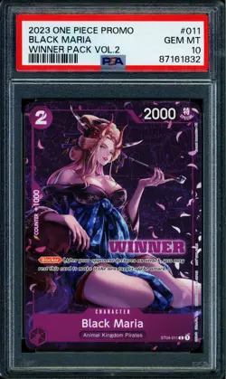 Black Maria - ST04-011 - PSA 10 - Winner Promo - Promo - One Piece - 61832 - Image 1