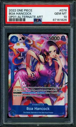 Boa Hancock - OP01-078 - PSA 10 - Alt Art - OP01 - One Piece - 61826 - Image 1