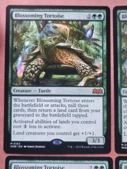 4x Blossoming Tortoise **NEAR MINT** **UNPLAYED** MTG - Image 2