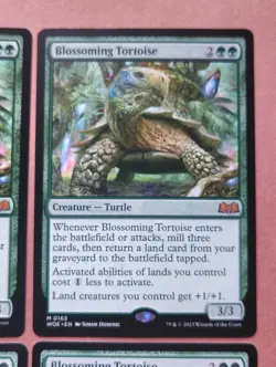4x Blossoming Tortoise **NEAR MINT** **UNPLAYED** MTG - Image 3