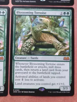4x Blossoming Tortoise **NEAR MINT** **UNPLAYED** MTG - Image 4