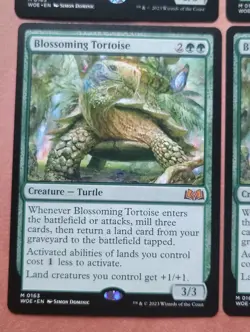 4x Blossoming Tortoise **NEAR MINT** **UNPLAYED** MTG - Image 5
