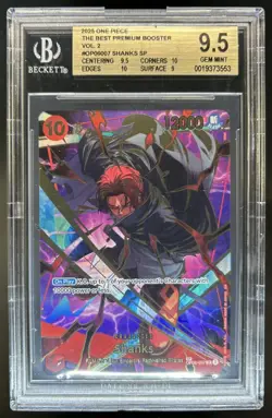 2025 One Piece The Best Vol. 2 Shanks Promo Special Alt Art #OP06-007 BGS 9.5 - Image 1