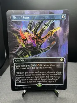 MTG Commander The Lost Caverns of Ixalan Fist of Suns Borderless Foil 113 NM - Image 1