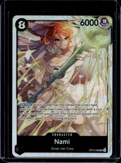 2026 One Piece Adventure on Kami's Island Nami Super Rare #OP15-086 - Image 1