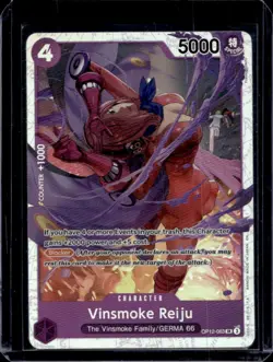 2025 One Piece Legacy of the Master Vinsmoke Reiju Super Rare #OP12-063 - Image 1