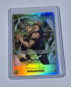 One Piece Adventure on Kami's Island Roronoa Zoro OP15-113 Holo SR English #1 - Image 1