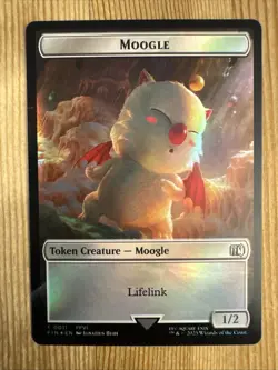 Hero (0005) Token / Moogle Token NM Final Fantasy MTG Magic the Gathering FOIL - Image 2