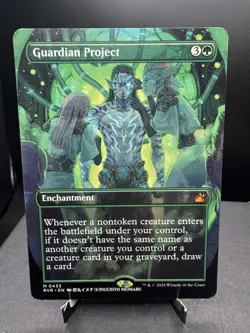 MTG Ravnica Remastered Guardian Project Borderless Anime Regular NM! - Image 1