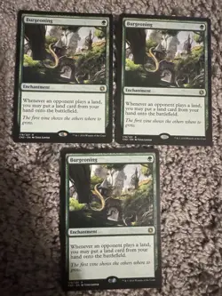 3x Burgeoning Conspiracy Take the Crown magic the gathering mtg cards 178/221 - Image 1