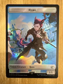 Hero (0003) Token / Food Token NM Final Fantasy MTG Magic the Gathering Eng - Image 1