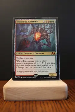 Pyrewood Gearhulk - Mythic Rare MTG Duskmourn Artifact Creature NM | ManaFam - Image 1