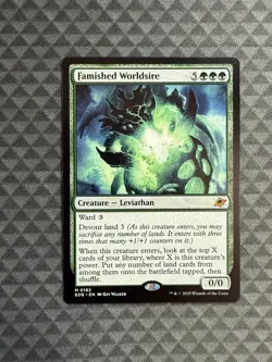 MTG Famished Worldsire #0182 Mythic Edge of Eternities (EOE) - Image 1