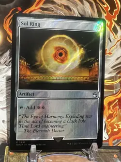 MTG | Sol Ring (Surge Foil) [Doctor Who] ✨Surge FOIL✨ - Image 1