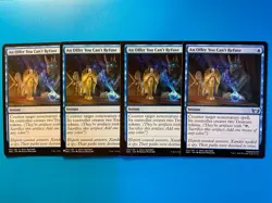 MTG 4x An Offer You Can't Refuse 51 Streets of New Capenna Magic Gathering x4 NM - Image 1