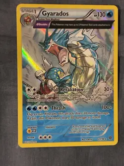 Pokemon TCG Gyarados Holo Rare Card Ancient Origins 21/98 LP - Image 1