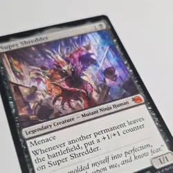 TMNT Super Shredder Legendary Creature Black Commander EN 0083 MTG Regular Card - Image 3