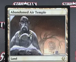 MTG Abandoned Air Temple- DAMAGED -Avatar: The Last Airbender Magic Card #263 - Image 3