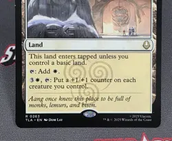 MTG Abandoned Air Temple- DAMAGED -Avatar: The Last Airbender Magic Card #263 - Image 4