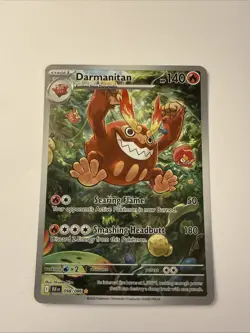 Darmanitan 098/086 Illustration Rare 2025 Pokemon Black Bolt EN Card NM+ - Image 1
