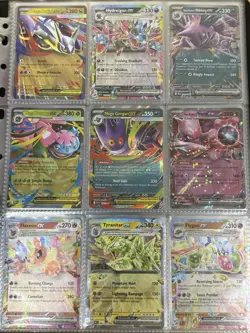 Pokemon Binder Lot Collection Booster Of 45 Nm/Mint EX Cards Mewtwo, Gengar + - Image 1