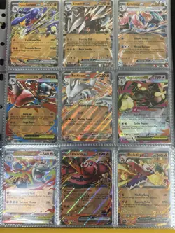 Pokemon Binder Lot Collection Booster Of 45 Nm/Mint EX Cards Mewtwo, Gengar + - Image 3