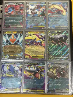 Pokemon Binder Lot Collection Booster Of 45 Nm/Mint EX Cards Mewtwo, Gengar + - Image 5