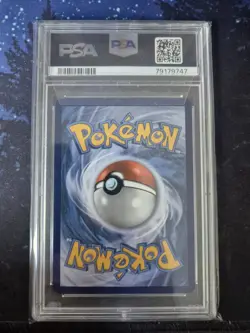 2015 POKEMON XY BLACK STAR PROMO RAYQUAZA XY64 HOLO PSA 7 - Image 2