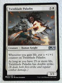 Twinblade Paladin 285/280 UC The List Reprints - Image 1