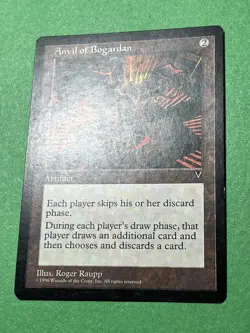 **Anvil of Bogardan** ~Visions~ MTG: Magic the Gathering, Moderate Play (MP) - Image 3