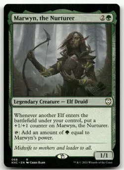 Marwyn, the Nurturer #68 (NM) Kaldheim KHC Magic MTG - Image 1