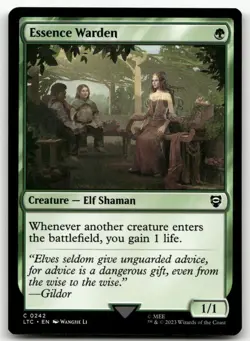 Essence Warden #242 (NM) Lord of the Rings LTC Magic MTG - Image 1