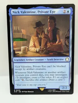 Nick Valentine, Private Eye - Fallout - Rare - Regular - PIP 0035 - Image 1