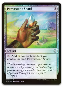 Powerstone Shard #227 (Foil) (NM) Dominaria DOM Magic MTG - Image 1