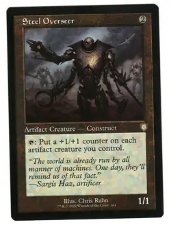 MTG Steel Overseer Retro Frame 164 Commander Brothers War Magic The Gathering - Image 1