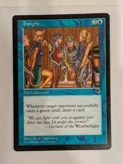 Insight - Magic the Gathering MTG Tempest - Image 1