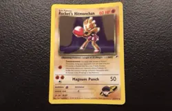 Pokemon Rocket's Hitmonchan Holo Gym Heroes 11/132 WOTC Vintage 2000 - Image 1