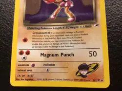 Pokemon Rocket's Hitmonchan Holo Gym Heroes 11/132 WOTC Vintage 2000 - Image 5